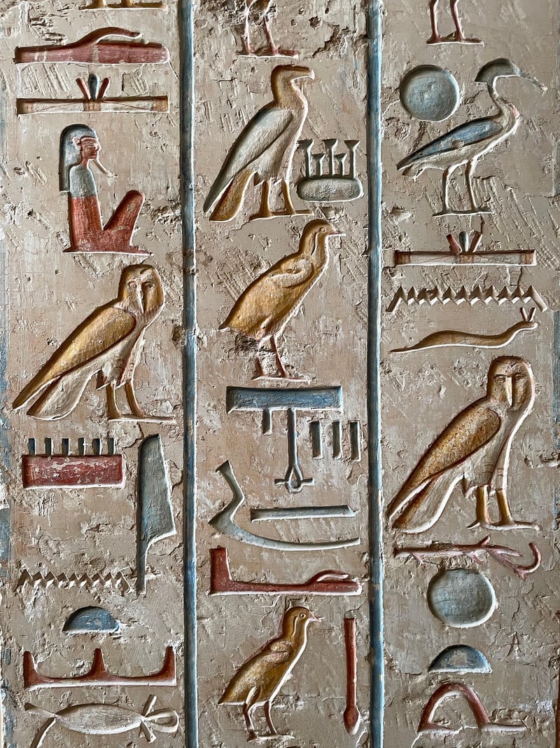Ancient Egyptian Hieroglyphs